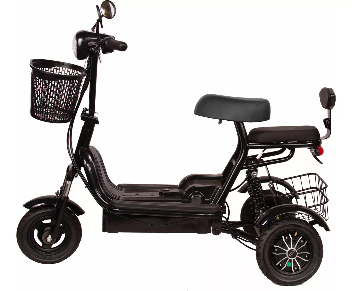 Triciclo Eletrico Adulto Passeio Scooter Dobrável - Compact 350w