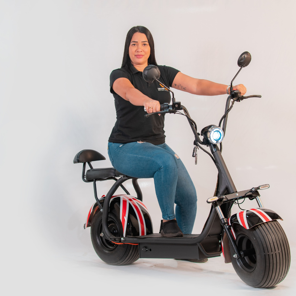 Bicicleta Elétrica Austin 1000w Adulto Sem CNH Scooter - SMARTWAY